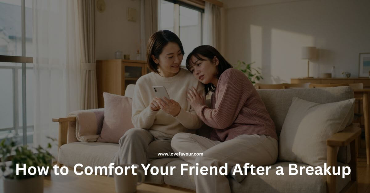 How to Comfort Your Friend After a Breakup